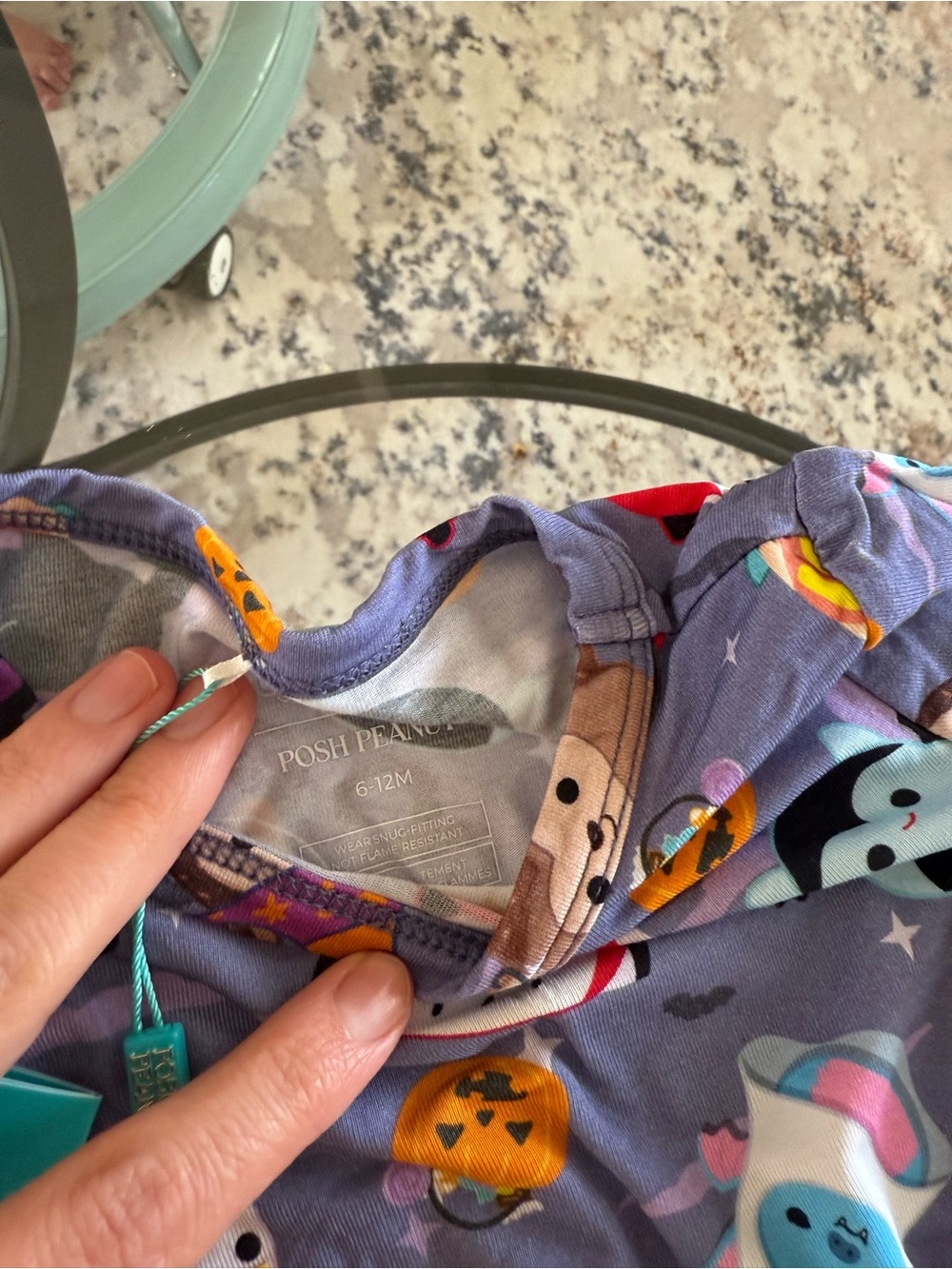 Posh Peanut Halloween Pajama Set 6-12 months - Picture 3 of 3